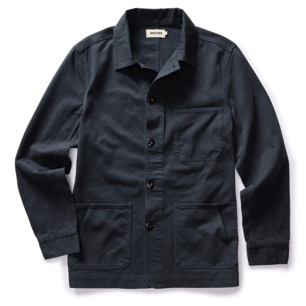 Taylor Stitch Ojai Jacket Organic Cotton Navy sz Large - Perfect Condition